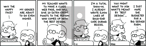 FoxTrot on Monday September 18, 2006 Comic Strip