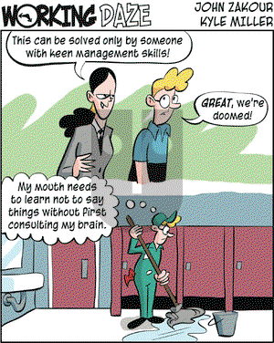Working Daze on Friday September 19, 2003 Comic Strip