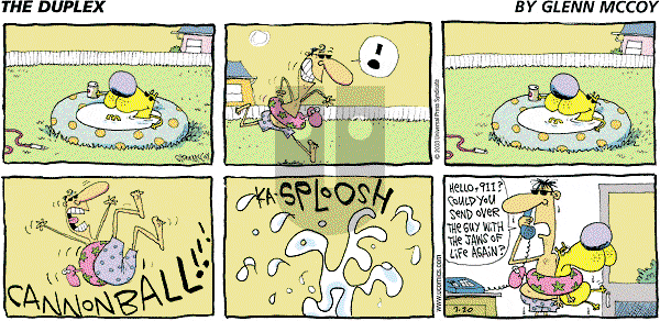 The Duplex on Wednesday August 6, 2003 Comic Strip