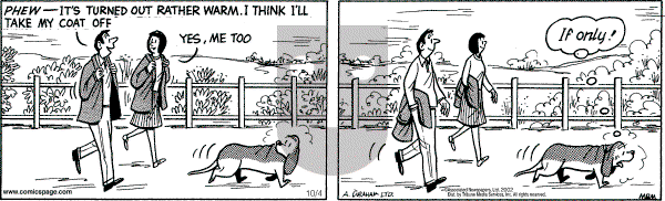 Fred Basset on Friday October 4, 2002 Comic Strip