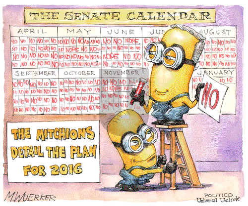 Matt Wuerker on Tuesday March 29, 2016 Comic Strip