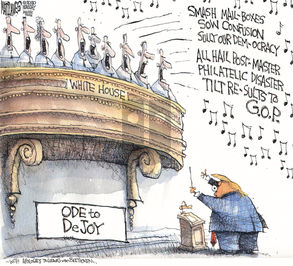 Matt Davies on Wednesday August 26, 2020 Comic Strip