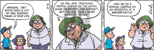 Cleats - Thursday August 16, 2007 Comic Strip