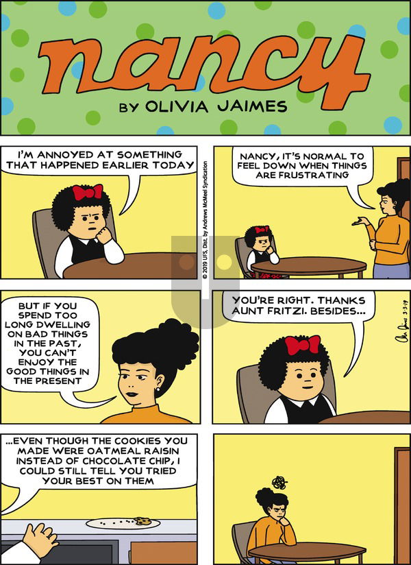 Nancy on Sunday March 3, 2019 Comic Strip