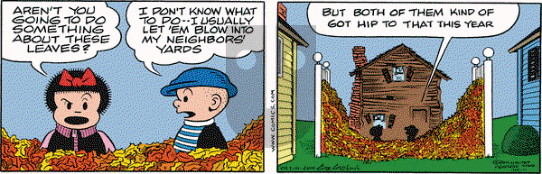 Nancy on Monday October 11, 2010 Comic Strip