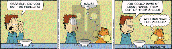 Garfield on Tuesday July 10, 2018 Comic Strip