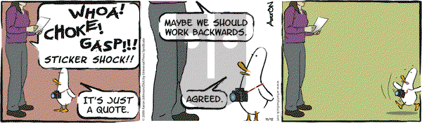 W.T. Duck - Thursday August 29, 2013 Comic Strip