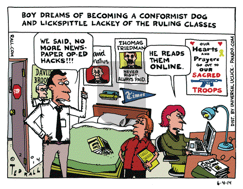 Ted Rall on Wednesday June 4, 2014 Comic Strip