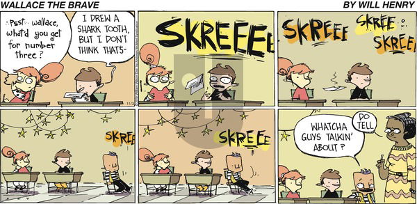 Wallace the Brave on Sunday November 3, 2019 Comic Strip
