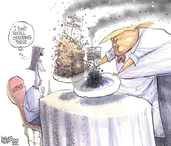 Matt Davies on Tuesday April 1, 2025 Comic Strip