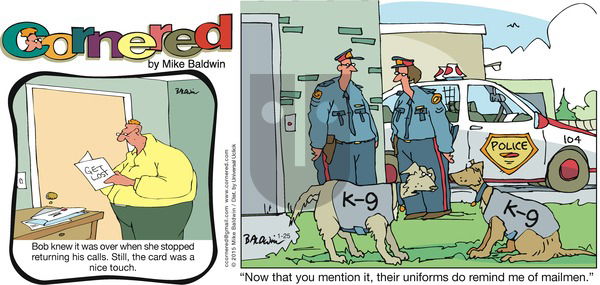 Cornered on Sunday January 25, 2015 Comic Strip