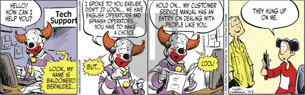 Baldo on Saturday April 2, 2005 Comic Strip