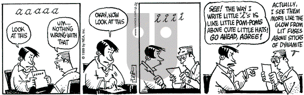 Betty on Friday October 22, 1999 Comic Strip