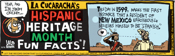 La Cucaracha on Friday September 16, 2005 Comic Strip