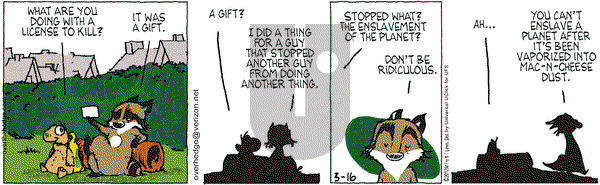 Over the Hedge on Friday March 16, 2012 Comic Strip