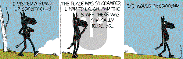 Dark Side of the Horse - Tuesday December 5, 2023 Comic Strip