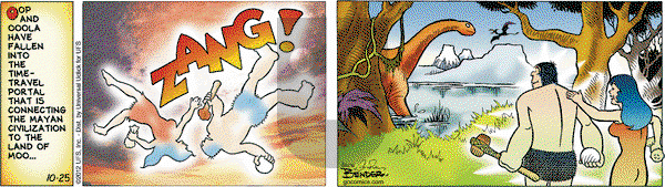 Alley Oop on Thursday October 25, 2012 Comic Strip