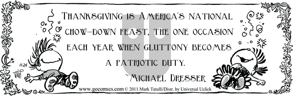 Heart of the City on Thursday November 24, 2011 Comic Strip