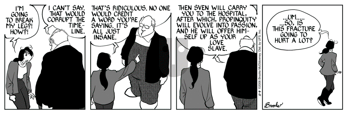 9 Chickweed Lane - Saturday November 4, 2006 Comic Strip