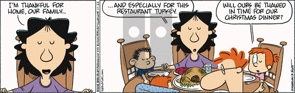 Baby Blues on Thursday November 22, 2018 Comic Strip