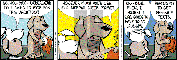 DeFlocked on Saturday February 17, 2018 Comic Strip