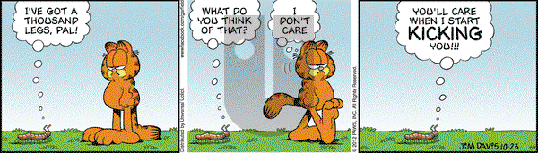 Garfield on Tuesday October 23, 2012 Comic Strip