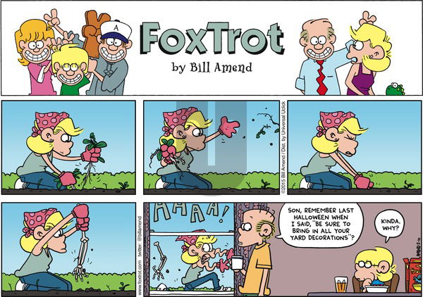 FoxTrot on Sunday May 10, 2015 Comic Strip