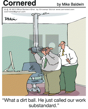 Cornered on Tuesday November 5, 2013 Comic Strip