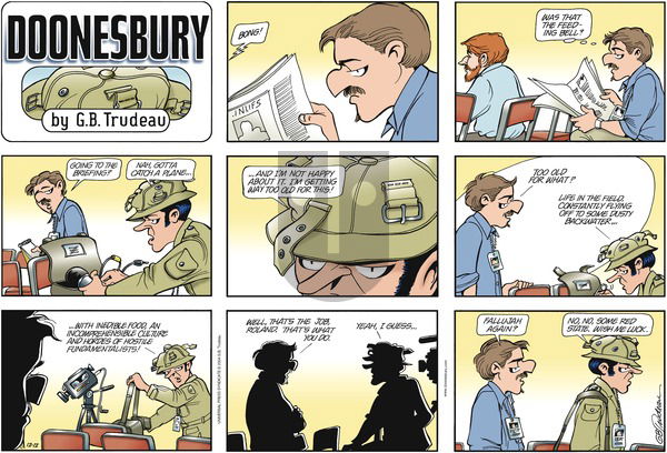 Doonesbury on Sunday December 12, 2004 Comic Strip