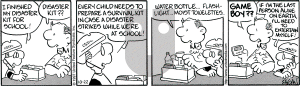 Drabble on Wednesday October 22, 1997 Comic Strip