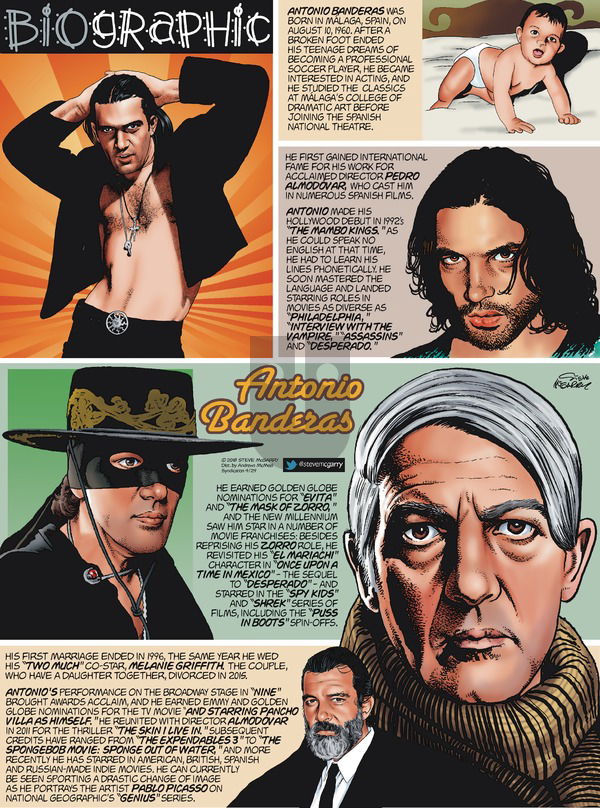 Biographic on Sunday April 29, 2018 Comic Strip