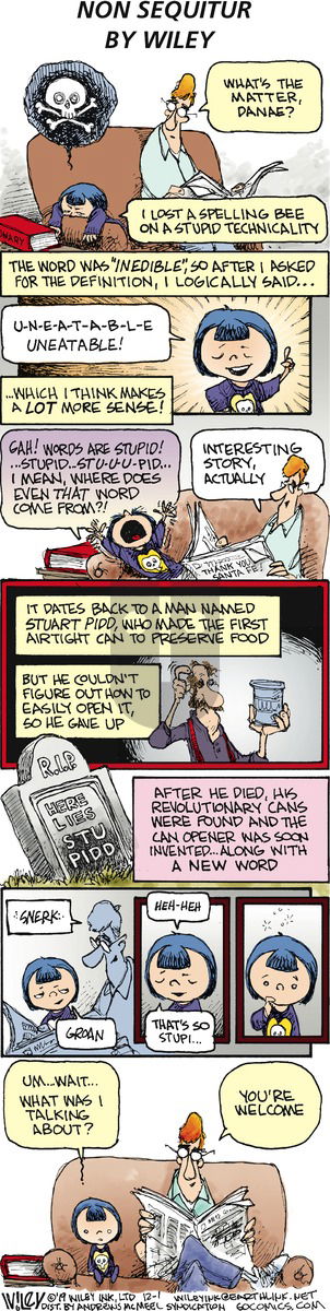 Non Sequitur on Sunday December 1, 2019 Comic Strip