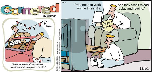 Cornered on Sunday February 24, 2002 Comic Strip