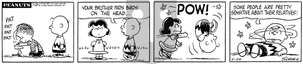 Peanuts on Monday May 29, 1967 Comic Strip