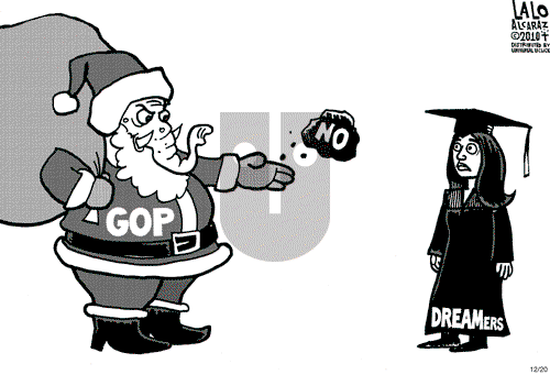 Lalo Alcaraz on Monday December 20, 2010 Comic Strip