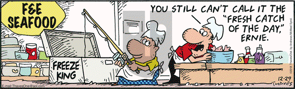 Frank and Ernest on Saturday December 29, 2018 Comic Strip