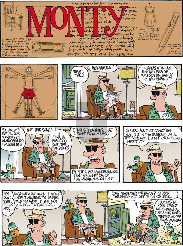 Monty on Sunday October 27, 2019 Comic Strip