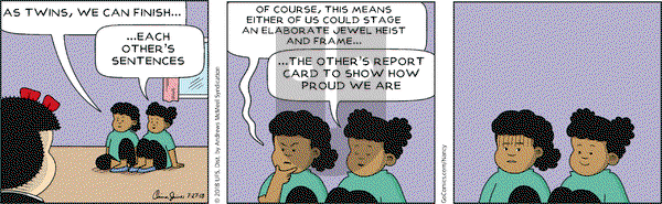 Nancy on Friday July 27, 2018 Comic Strip