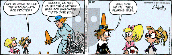 Cleats - Monday November 10, 2008 Comic Strip