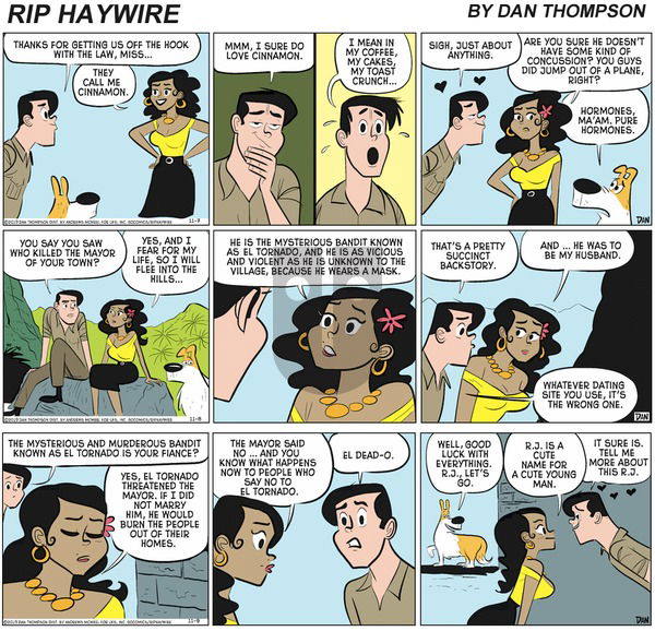 Rip Haywire on Sunday March 28, 2021 Comic Strip
