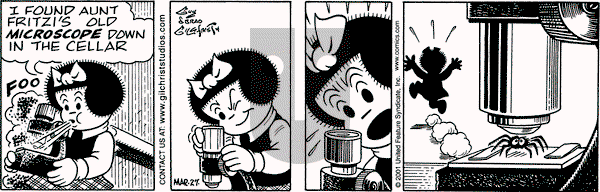 Nancy on Tuesday March 27, 2001 Comic Strip