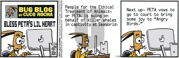 La Cucaracha on Tuesday November 29, 2011 Comic Strip