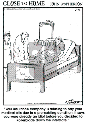 Close to Home on Friday December 27, 1996 Comic Strip