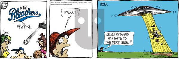 In the Bleachers on Sunday March 27, 2016 Comic Strip