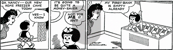 Nancy Classics on Wednesday July 9, 2025 Comic Strip