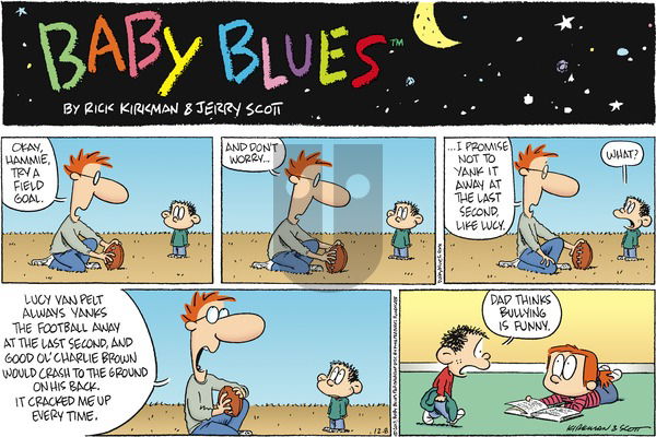 Baby Blues on Sunday December 8, 2013 Comic Strip
