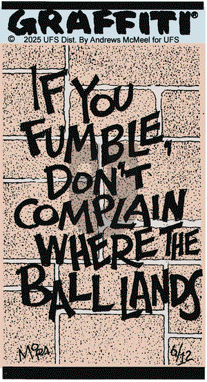 Graffiti on Thursday June 12, 2025 Comic Strip
