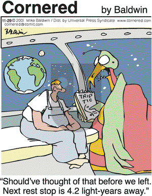 Cornered on Thursday November 29, 2001 Comic Strip