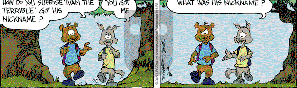 The Grizzwells on Tuesday April 16, 2019 Comic Strip