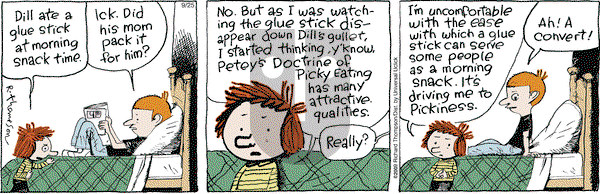 Cul de Sac on Thursday September 25, 2014 Comic Strip